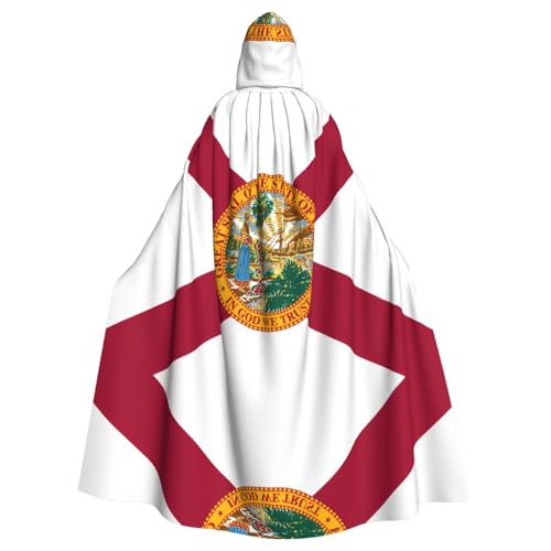 DngSer Flagge von Florida Kapuzenumhang für Erwachsene - Ideal für Cosplay, Weihnachten, Bühnenkostüme, Maskerade, Halloween, Ostern Karneval DngSer Flagge von Florida Kapuzenumhang für Erwachsene - Ideal für Cosplay, Weihnachten, Bühnenkostüme, Maskerade, Halloween, Ostern Karneval von DngSer