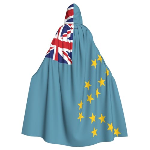 DngSer Flagge von Tuvalu Kapuzenumhang für Erwachsene - Ideal für Cosplay, Weihnachten, Bühnenkostüme, Maskerade, Halloween, Ostern Karneval DngSer Flagge von Tuvalu Kapuzenumhang für Erwachsene - Ideal für Cosplay, Weihnachten, Bühnenkostüme, Maskerade, Halloween, Ostern Karneval von DngSer
