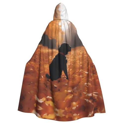 DngSer Kapuzenumhang mit Blättern und Hunden für Erwachsene - ideal für Cosplay, Weihnachten, Bühnenkostüme, Maskerade, Halloween, Ostern Karneval DngSer Kapuzenumhang mit Blättern und Hunden für Erwachsene - ideal für Cosplay, Weihnachten, Bühnenkostüme, Maskerade, Halloween, Ostern Karneval von DngSer