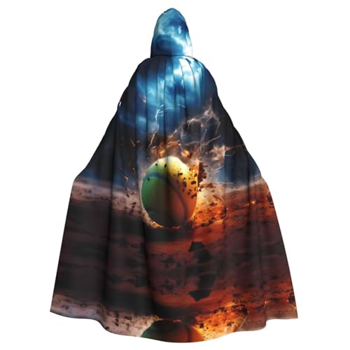 DngSer Lightning Tennis Kapuzenumhang für Erwachsene - Ideal für Cosplay, Weihnachten, Bühnenkostüme, Maskerade, Halloween, Ostern Karneval von DngSer