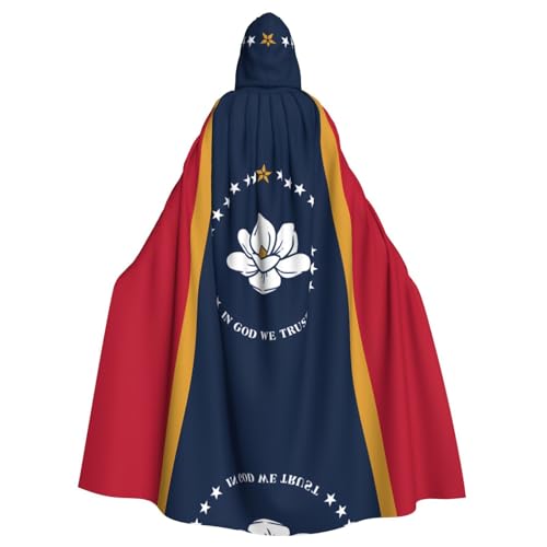DngSer Mississippi State Flag Kapuzenumhang für Erwachsene - Ideal für Cosplay, Weihnachten, Bühnenkostüme, Maskerade, Halloween, Ostern Karneval DngSer Mississippi State Flag Kapuzenumhang für Erwachsene - Ideal für Cosplay, Weihnachten, Bühnenkostüme, Maskerade, Halloween, Ostern Karneval von DngSer