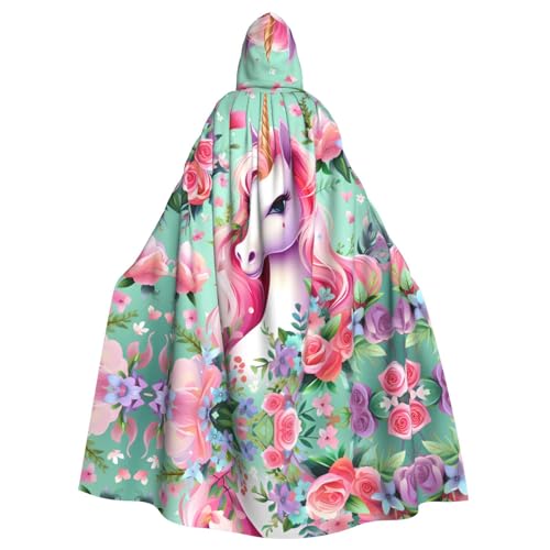 DngSer Rosa Einhorn Kapuzenumhang für Erwachsene - Ideal für Cosplay, Weihnachten, Bühnenkostüme, Maskerade, Halloween, Ostern Karneval DngSer Rosa Einhorn Kapuzenumhang für Erwachsene - Ideal für Cosplay, Weihnachten, Bühnenkostüme, Maskerade, Halloween, Ostern Karneval von DngSer