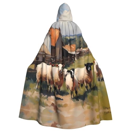 DngSer Süße Bauernhoftiere Kapuzenumhang für Erwachsene - Ideal für Cosplay, Weihnachten, Bühnenkostüme, Maskerade, Halloween, Ostern Karneval DngSer Süße Bauernhoftiere Kapuzenumhang für Erwachsene - Ideal für Cosplay, Weihnachten, Bühnenkostüme, Maskerade, Halloween, Ostern Karneval von DngSer