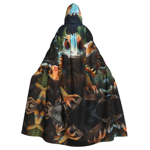 DngSer Umhang mit Kapuze für Erwachsene, bunt, Eidechsen, ideal für Cosplay, Weihnachten, Bühnenkostüme, Maskerade, Halloween, Ostern, Karneval DngSer Umhang mit Kapuze für Erwachsene, bunt, Eidechsen, ideal für Cosplay, Weihnachten, Bühnenkostüme, Maskerade, Halloween, Ostern, Karneval von DngSer