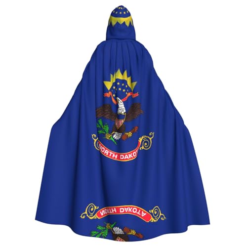 North Dakota State Flag Kapuzenumhang für Erwachsene - Ideal für Cosplay, Weihnachten, Bühnenkostüme, Maskerade, Halloween, Ostern Karneval North Dakota State Flag Kapuzenumhang für Erwachsene - Ideal für Cosplay, Weihnachten, Bühnenkostüme, Maskerade, Halloween, Ostern Karneval von DngSer