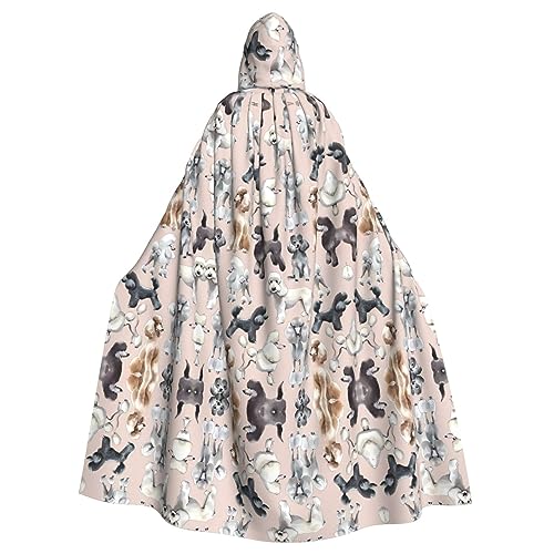 Pudel Hunde Kapuzenumhang für Erwachsene - Ideal für Cosplay, Weihnachten, Bühnenkostüme, Maskerade, Halloween, Ostern Karneval Pudel Hunde Kapuzenumhang für Erwachsene - Ideal für Cosplay, Weihnachten, Bühnenkostüme, Maskerade, Halloween, Ostern Karneval von DngSer
