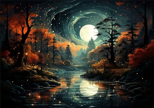 Abstrakt Puzzle 500 Teile Erwachsene Klassische Puzzles Landschaft Jigsaw Anspruchsvoll Impossible Schwer Pädagogisches Spielzeug Kinder Holzpuzzlem Puzzlespiel Geeignet für alle Altersgruppen P-446 von Dnnufagg