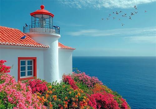 Am Meer Puzzle 500 Teile Erwachsene Klassische Puzzles Landschaft Jigsaw Anspruchsvoll Impossible Schwer Pädagogisches Spielzeug Kinder Holzpuzzlem Puzzlespiel Geeignet für alle Altersgruppen P-956 von Dnnufagg