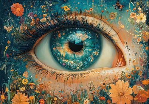Auge Puzzle 3000 Teile Erwachsene Klassische Puzzles Farbe Jigsaw Anspruchsvoll Impossible Schwer Pädagogisches Spielzeug Kinder Holzpuzzlem Groß Puzzlespiel Geeignet für alle Altersgruppen P-760 von Dnnufagg
