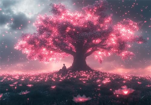 Baum Puzzle 300 Teile Erwachsene Klassische Puzzles Rosa Jigsaw Anspruchsvoll Impossible Schwer Pädagogisches Spielzeug Kinder Holzpuzzlem Groß Puzzlespiel Geeignet für alle Altersgruppen P-685 von Dnnufagg