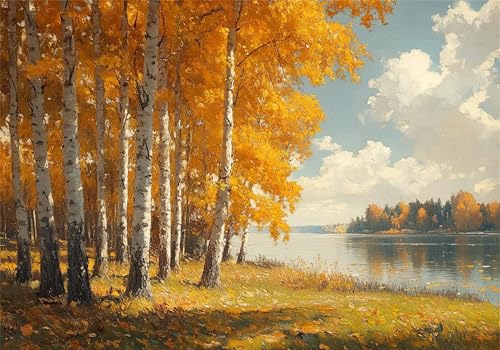 Baum Puzzle 500 Teile Erwachsene Klassische Puzzles Herbst Jigsaw Anspruchsvoll Impossible Schwer Pädagogisches Spielzeug Kinder Holzpuzzlem Groß Puzzlespiel Geeignet für alle Altersgruppen P-799 von Dnnufagg