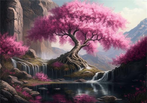 Baum Puzzle 500 Teile Erwachsene Klassische Puzzles Landschaft Jigsaw Anspruchsvoll Impossible Schwer Pädagogisches Spielzeug Kinder Holzpuzzlem Groß Puzzlespiel Geeignet für alle Altersgruppen P-123 von Dnnufagg