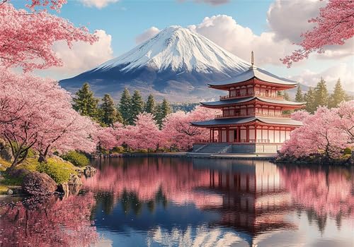 Berg Puzzle 5000 Teile Erwachsene Klassische Puzzles Landschaft Jigsaw Anspruchsvoll Impossible Schwer Pädagogisches Spielzeug Kinder Holzpuzzlem Groß Puzzlespiel Geeignet für alle Altersgruppen P-190 von Dnnufagg