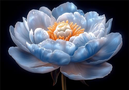 Blau Puzzle 5000 Teile Erwachsene Klassische Puzzles Blume Jigsaw Anspruchsvoll Impossible Schwer Pädagogisches Spielzeug Kinder Holzpuzzlem Groß Puzzlespiel Geeignet für alle Altersgruppen P-738 von Dnnufagg
