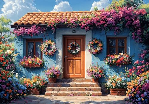 Blume Puzzle 500 Teile Erwachsene Klassische Puzzles Häuser Jigsaw Anspruchsvoll Impossible Schwer Pädagogisches Spielzeug Kinder Holzpuzzlem Groß Puzzlespiel Geeignet für alle Altersgruppen P-924 Blume Puzzle 500 Teile Erwachsene Klassische Puzzles Häuser Jigsaw Anspruchsvoll Impossible Schwer Pädagogisches Spielzeug Kinder Holzpuzzlem Groß Puzzlespiel Geeignet für alle Altersgruppen P-924 von Dnnufagg