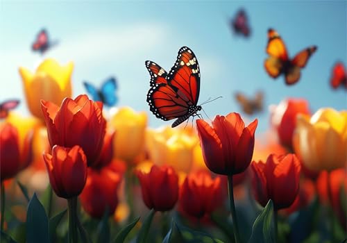 Blume Puzzle 5000 Teile Erwachsene Klassische Puzzles Schmetterling Jigsaw Anspruchsvoll Impossible Schwer Pädagogisches Spielzeug Kinder Holzpuzzlem Puzzlespiel Geeignet für alle Altersgruppen P-496 von Dnnufagg