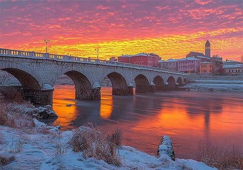 Brücke Puzzle 5000 Teile Erwachsene Klassische Puzzles Sonnenuntergang Jigsaw Anspruchsvoll Impossible Pädagogisches Spielzeug Kinder Holzpuzzlem Puzzlespiel Geeignet für alle Altersgruppen P-839 Brücke Puzzle 5000 Teile Erwachsene Klassische Puzzles Sonnenuntergang Jigsaw Anspruchsvoll Impossible Pädagogisches Spielzeug Kinder Holzpuzzlem Puzzlespiel Geeignet für alle Altersgruppen P-839 von Dnnufagg