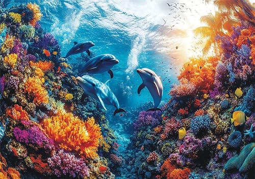 Delphin Puzzle 500 Teile Erwachsene Klassische Puzzles Biologie Jigsaw Anspruchsvoll Impossible Schwer Pädagogisches Spielzeug Kinder Holzpuzzlem Groß Puzzlespiel Geeignet für alle Altersgruppen P-466 Delphin Puzzle 500 Teile Erwachsene Klassische Puzzles Biologie Jigsaw Anspruchsvoll Impossible Schwer Pädagogisches Spielzeug Kinder Holzpuzzlem Groß Puzzlespiel Geeignet für alle Altersgruppen P-466 von Dnnufagg