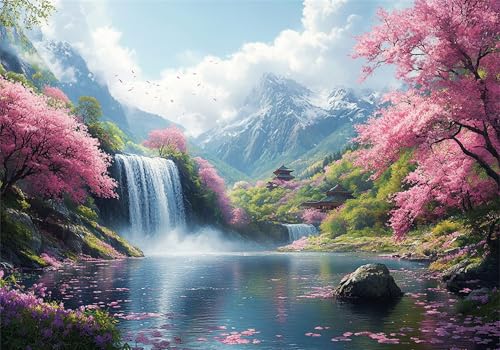 Fallen Puzzle 3000 Teile Erwachsene Klassische Puzzles Landschaft Jigsaw Anspruchsvoll Impossible Schwer Pädagogisches Spielzeug Kinder Holzpuzzlem Puzzlespiel Geeignet für alle Altersgruppen P-267 von Dnnufagg