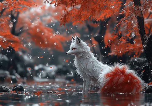 Fuchs Puzzle 500 Teile Erwachsene Klassische Puzzles Landschaft Jigsaw Anspruchsvoll Impossible Schwer Pädagogisches Spielzeug Kinder Holzpuzzlem Groß Puzzlespiel Geeignet für alle Altersgruppen P-522 von Dnnufagg