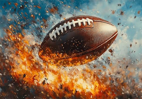Fußball Puzzle 1500 Teile Erwachsene Klassische Puzzles Braun Jigsaw Anspruchsvoll Impossible Schwer Pädagogisches Spielzeug Kinder Holzpuzzlem Groß Puzzlespiel Geeignet für alle Altersgruppen P-633 von Dnnufagg