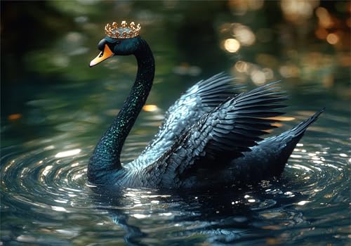 Gans Puzzle 300 Teile Erwachsene Klassische Puzzles See Jigsaw Anspruchsvoll Impossible Schwer Pädagogisches Spielzeug Kinder Holzpuzzlem Groß Puzzlespiel Geeignet für alle Altersgruppen P-189 von Dnnufagg
