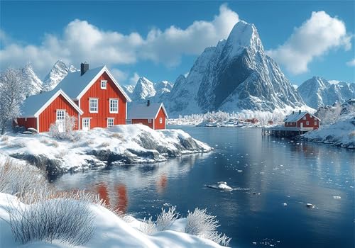 Haus Puzzle 5000 Teile Erwachsene Klassische Puzzles Berg Jigsaw Anspruchsvoll Impossible Schwer Pädagogisches Spielzeug Kinder Holzpuzzlem Groß Puzzlespiel Geeignet für alle Altersgruppen P-574 von Dnnufagg