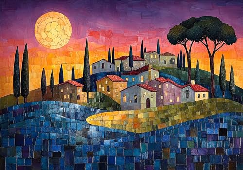 Karikatur Puzzle 3000 Teile Erwachsene Klassische Puzzles Landschaft Jigsaw Anspruchsvoll Impossible Schwer Pädagogisches Spielzeug Kinder Holzpuzzlem Puzzlespiel Geeignet für alle Altersgruppen P-579 von Dnnufagg