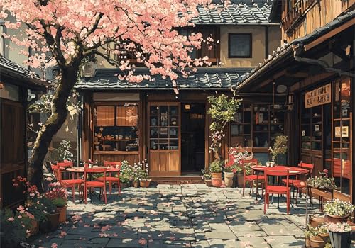 Kirschblüten Puzzle 1500 Teile Erwachsene Klassische Puzzles Kleiner Hof Jigsaw Anspruchsvoll Impossible Pädagogisches Spielzeug Kinder Holzpuzzlem Puzzlespiel Geeignet für alle Altersgruppen P-950 Kirschblüten Puzzle 1500 Teile Erwachsene Klassische Puzzles Kleiner Hof Jigsaw Anspruchsvoll Impossible Pädagogisches Spielzeug Kinder Holzpuzzlem Puzzlespiel Geeignet für alle Altersgruppen P-950 von Dnnufagg