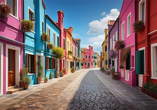 Kleine Stadt Puzzle 5000 Teile Erwachsene Klassische Puzzles Farbe Jigsaw Anspruchsvoll Impossible Schwer Pädagogisches Spielzeug Kinder Holzpuzzlem Puzzlespiel Geeignet für alle Altersgruppen P-322 von Dnnufagg
