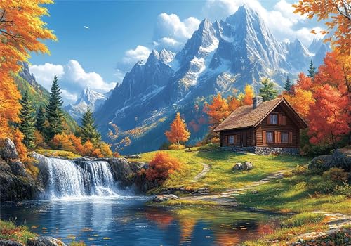 Landschaft Puzzle 3000 Teile Erwachsene Klassische Puzzles Berg Jigsaw Anspruchsvoll Impossible Schwer Pädagogisches Spielzeug Kinder Holzpuzzlem Groß Puzzlespiel Geeignet für alle Altersgruppen P-68 von Dnnufagg