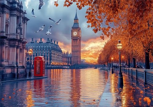 Landschaft Puzzle 500 Teile Erwachsene Klassische Puzzles Baum Jigsaw Anspruchsvoll Impossible Schwer Pädagogisches Spielzeug Kinder Holzpuzzlem Groß Puzzlespiel Geeignet für alle Altersgruppen P-784 von Dnnufagg