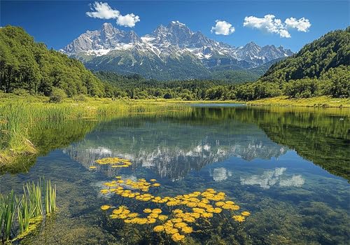 Landschaft Puzzle 500 Teile Erwachsene Klassische Puzzles Gebirge Jigsaw Anspruchsvoll Impossible Schwer Pädagogisches Spielzeug Kinder Holzpuzzlem Puzzlespiel Geeignet für alle Altersgruppen P-840 von Dnnufagg
