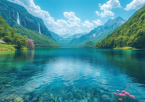 Landschaft Puzzle 5000 Teile Erwachsene Klassische Puzzles See Jigsaw Anspruchsvoll Impossible Schwer Pädagogisches Spielzeug Kinder Holzpuzzlem Groß Puzzlespiel Geeignet für alle Altersgruppen P-225 von Dnnufagg