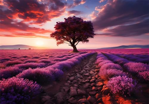 Lila Puzzle 500 Teile Erwachsene Klassische Puzzles Anlage Jigsaw Anspruchsvoll Impossible Schwer Pädagogisches Spielzeug Kinder Holzpuzzlem Groß Puzzlespiel Geeignet für alle Altersgruppen P-457 von Dnnufagg
