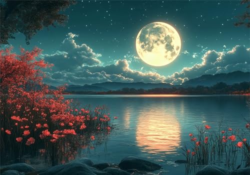 Mond Puzzle 5000 Teile Erwachsene Klassische Puzzles Landschaft Jigsaw Anspruchsvoll Impossible Schwer Pädagogisches Spielzeug Kinder Holzpuzzlem Groß Puzzlespiel Geeignet für alle Altersgruppen P-851 Mond Puzzle 5000 Teile Erwachsene Klassische Puzzles Landschaft Jigsaw Anspruchsvoll Impossible Schwer Pädagogisches Spielzeug Kinder Holzpuzzlem Groß Puzzlespiel Geeignet für alle Altersgruppen P-851 von Dnnufagg