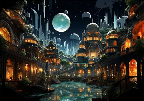 Nacht Puzzle 300 Teile Erwachsene Klassische Puzzles Karikatur Jigsaw Anspruchsvoll Impossible Schwer Pädagogisches Spielzeug Kinder Holzpuzzlem Groß Puzzlespiel Geeignet für alle Altersgruppen P-463 Nacht Puzzle 300 Teile Erwachsene Klassische Puzzles Karikatur Jigsaw Anspruchsvoll Impossible Schwer Pädagogisches Spielzeug Kinder Holzpuzzlem Groß Puzzlespiel Geeignet für alle Altersgruppen P-463 von Dnnufagg