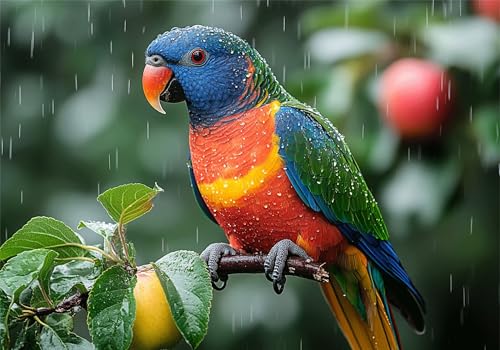 Papagei Puzzle 3000 Teile Erwachsene Klassische Puzzles Baum Jigsaw Anspruchsvoll Impossible Schwer Pädagogisches Spielzeug Kinder Holzpuzzlem Groß Puzzlespiel Geeignet für alle Altersgruppen P-700 von Dnnufagg