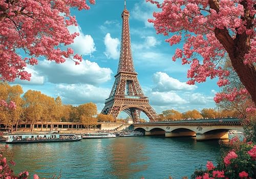 Paris Puzzle 5000 Teile Erwachsene Klassische Puzzles Architektur Jigsaw Anspruchsvoll Impossible Schwer Pädagogisches Spielzeug Kinder Holzpuzzlem Puzzlespiel Geeignet für alle Altersgruppen P-227 von Dnnufagg