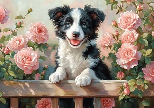 Puzzle 1000 Teile Erwachsene Blume 75x50cm,1000pcs Klassische Puzzles Tier Anspruchsvoll Jigsaw Spielzeug Puzzlespiel Lernspiel Impossible Holzpuzzle Geeignet für alle Altersgruppen Geschenk P-637 von Dnnufagg