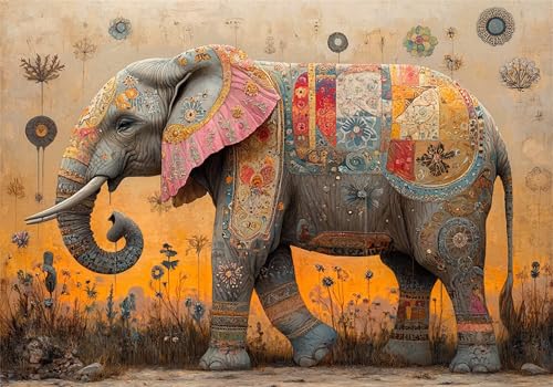 Puzzle 1000 Teile Erwachsene Elefant 75x50cm,1000pcs Klassische Puzzles Farbe Anspruchsvoll Jigsaw Spielzeug Puzzlespiel Lernspiel Impossible Holzpuzzle Geeignet für alle Altersgruppen Geschenk P-376 Puzzle 1000 Teile Erwachsene Elefant 75x50cm,1000pcs Klassische Puzzles Farbe Anspruchsvoll Jigsaw Spielzeug Puzzlespiel Lernspiel Impossible Holzpuzzle Geeignet für alle Altersgruppen Geschenk P-376 von Dnnufagg