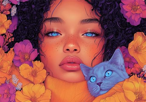 Puzzle 1000 Teile Erwachsene Frau 75x50cm,1000pcs Klassische Puzzles Katze Anspruchsvoll Jigsaw Spielzeug Puzzlespiel Lernspiel Impossible Holzpuzzle Geeignet für alle Altersgruppen Geschenk P-822 Puzzle 1000 Teile Erwachsene Frau 75x50cm,1000pcs Klassische Puzzles Katze Anspruchsvoll Jigsaw Spielzeug Puzzlespiel Lernspiel Impossible Holzpuzzle Geeignet für alle Altersgruppen Geschenk P-822 von Dnnufagg