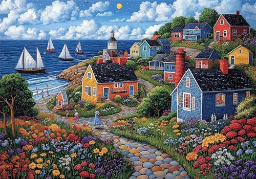 Puzzle 1000 Teile Erwachsene Landschaft 75x50cm,1000pcs Klassische Puzzles Haus Anspruchsvoll Jigsaw Spielzeug Puzzlespiel Impossible Holzpuzzle Geeignet für Kinder ab 14 Jahren Geschenk P-696 Puzzle 1000 Teile Erwachsene Landschaft 75x50cm,1000pcs Klassische Puzzles Haus Anspruchsvoll Jigsaw Spielzeug Puzzlespiel Impossible Holzpuzzle Geeignet für Kinder ab 14 Jahren Geschenk P-696 von Dnnufagg