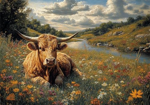 Puzzle 1000 Teile Erwachsene Landschaft 75x50cm,1000pcs Klassische Puzzles Ochse Anspruchsvoll Jigsaw Spielzeug Puzzlespiel Impossible Holzpuzzle Geeignet für alle Altersgruppen Geschenk P-830 Puzzle 1000 Teile Erwachsene Landschaft 75x50cm,1000pcs Klassische Puzzles Ochse Anspruchsvoll Jigsaw Spielzeug Puzzlespiel Impossible Holzpuzzle Geeignet für alle Altersgruppen Geschenk P-830 von Dnnufagg