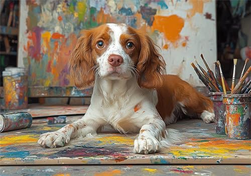Puzzle 1000 Teile Erwachsene Tier 75x50cm,1000pcs Klassische Puzzles Hund Anspruchsvoll Jigsaw Spielzeug Puzzlespiel Lernspiel Impossible Holzpuzzle Geeignet für alle Altersgruppen Geschenk P-347 Puzzle 1000 Teile Erwachsene Tier 75x50cm,1000pcs Klassische Puzzles Hund Anspruchsvoll Jigsaw Spielzeug Puzzlespiel Lernspiel Impossible Holzpuzzle Geeignet für alle Altersgruppen Geschenk P-347 von Dnnufagg