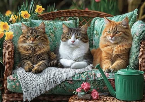 Puzzle 1000 Teile Erwachsene Tier 75x50cm,1000pcs Klassische Puzzles Katze Anspruchsvoll Jigsaw Spielzeug Puzzlespiel Lernspiel Impossible Holzpuzzle Geeignet für alle Altersgruppen Geschenk P-497 Puzzle 1000 Teile Erwachsene Tier 75x50cm,1000pcs Klassische Puzzles Katze Anspruchsvoll Jigsaw Spielzeug Puzzlespiel Lernspiel Impossible Holzpuzzle Geeignet für alle Altersgruppen Geschenk P-497 von Dnnufagg