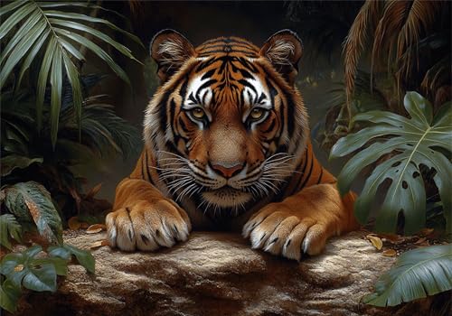 Puzzle 1000 Teile Erwachsene Tiger 75x50cm,1000pcs Klassische Puzzles Wald Anspruchsvoll Jigsaw Spielzeug Puzzlespiel Lernspiel Impossible Holzpuzzle Geeignet für alle Altersgruppen Geschenk P-138 Puzzle 1000 Teile Erwachsene Tiger 75x50cm,1000pcs Klassische Puzzles Wald Anspruchsvoll Jigsaw Spielzeug Puzzlespiel Lernspiel Impossible Holzpuzzle Geeignet für alle Altersgruppen Geschenk P-138 von Dnnufagg
