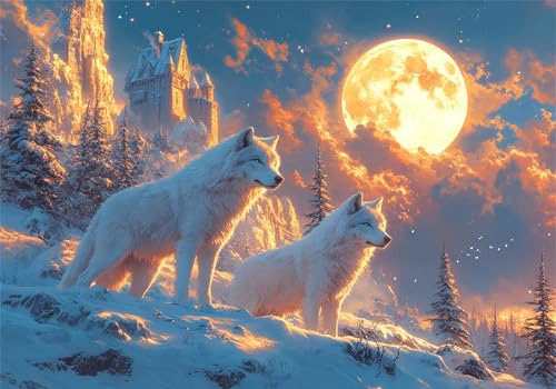 Puzzle 1000 Teile Erwachsene Wolf 75x50cm,1000pcs Klassische Puzzles Mond Anspruchsvoll Jigsaw Spielzeug Puzzlespiel Lernspiel Impossible Holzpuzzle Geeignet für alle Altersgruppen Geschenk P-596 Puzzle 1000 Teile Erwachsene Wolf 75x50cm,1000pcs Klassische Puzzles Mond Anspruchsvoll Jigsaw Spielzeug Puzzlespiel Lernspiel Impossible Holzpuzzle Geeignet für alle Altersgruppen Geschenk P-596 von Dnnufagg