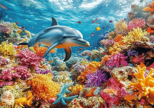 Puzzle 200 Teile Erwachsene Delphin 35x25cm,200pcs Klassische Puzzles Meeresboden Anspruchsvoll Jigsaw Spielzeug Puzzlespiel Impossible Holzpuzzle Geeignet für alle Altersgruppen Geschenk P-491 Puzzle 200 Teile Erwachsene Delphin 35x25cm,200pcs Klassische Puzzles Meeresboden Anspruchsvoll Jigsaw Spielzeug Puzzlespiel Impossible Holzpuzzle Geeignet für alle Altersgruppen Geschenk P-491 von Dnnufagg