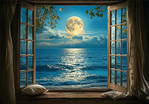 Puzzle 200 Teile Erwachsene Fenster 35x25cm,200pcs Klassische Puzzles Landschaft Anspruchsvoll Jigsaw Spielzeug Puzzlespiel Impossible Holzpuzzle Geeignet für Kinder ab 14 Jahren Geschenk P-41 von Dnnufagg